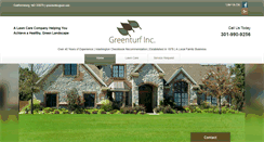 Desktop Screenshot of greenturflawns.com